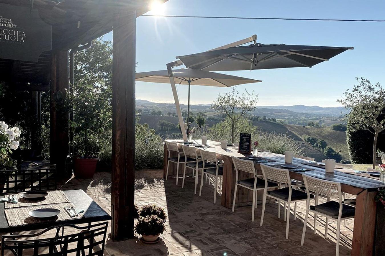 Bed And Breakfast La Vecchia Scuola Montefano Buitenkant foto