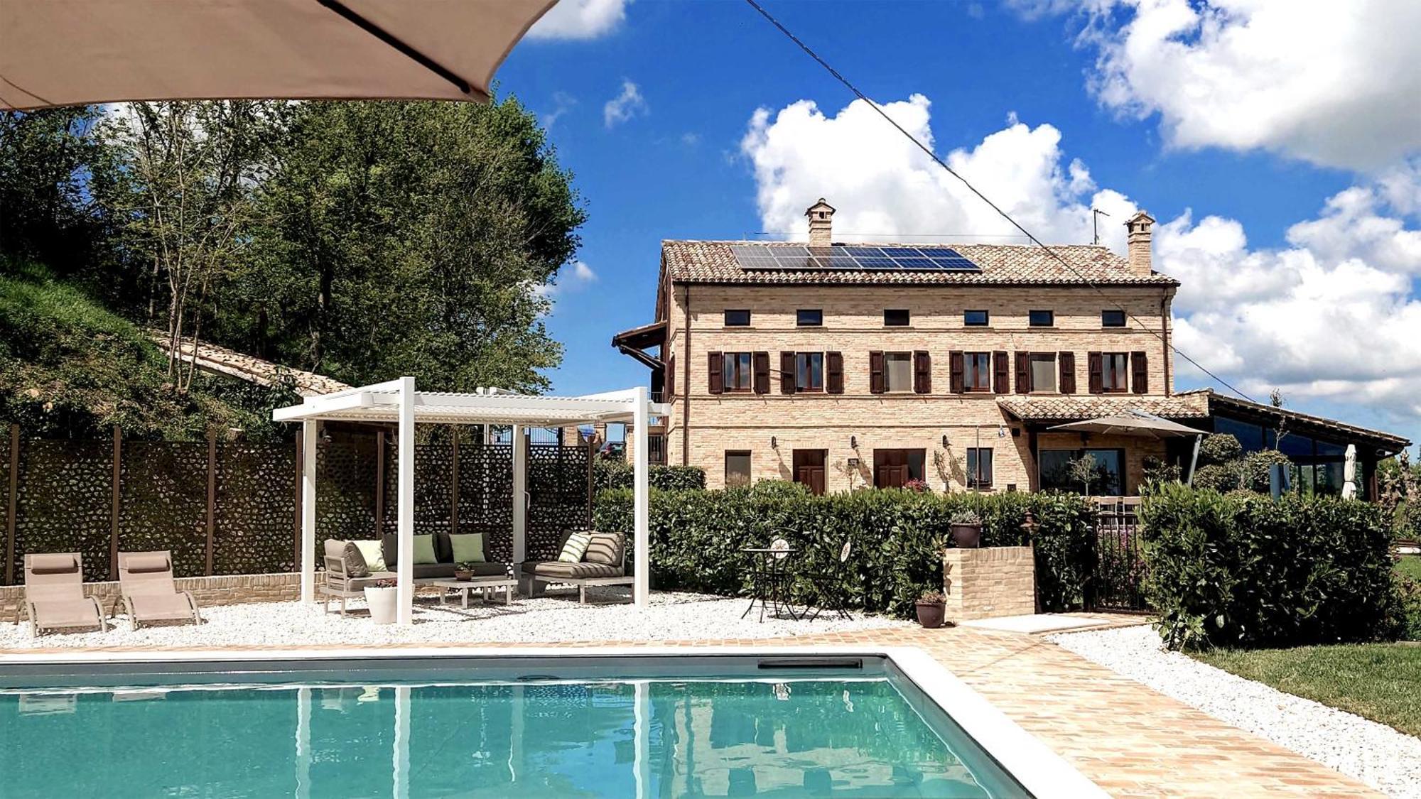 Bed And Breakfast La Vecchia Scuola Montefano Buitenkant foto